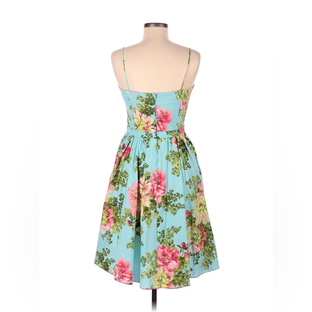 SOLD | Bernie Dexter Kay Swing Dress in Savannah Blue Floral - Medium Spring - Picture 2 of 8